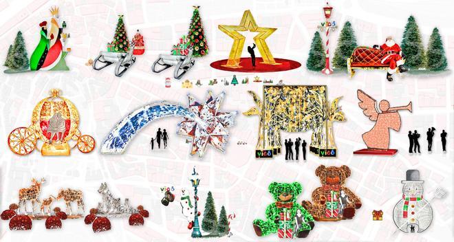 Vigo diseña los adornos de la Navidad de 2022