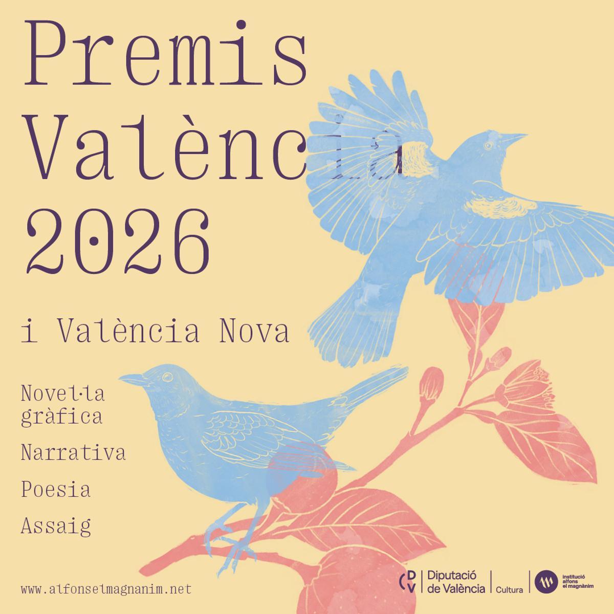Cartel de los Premis València 2026.