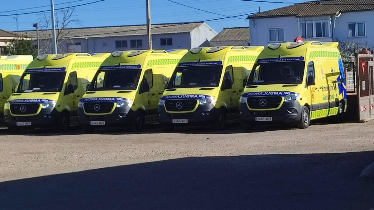 Nuevas ambulancias a punto de entrar en servicio en Zamora