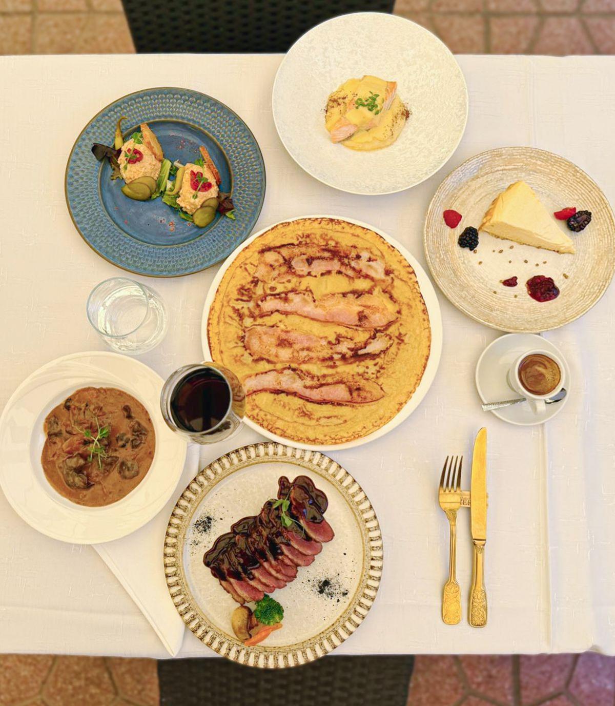 Los apetitosos platos que se servirán en la cena de "Casa Meua"