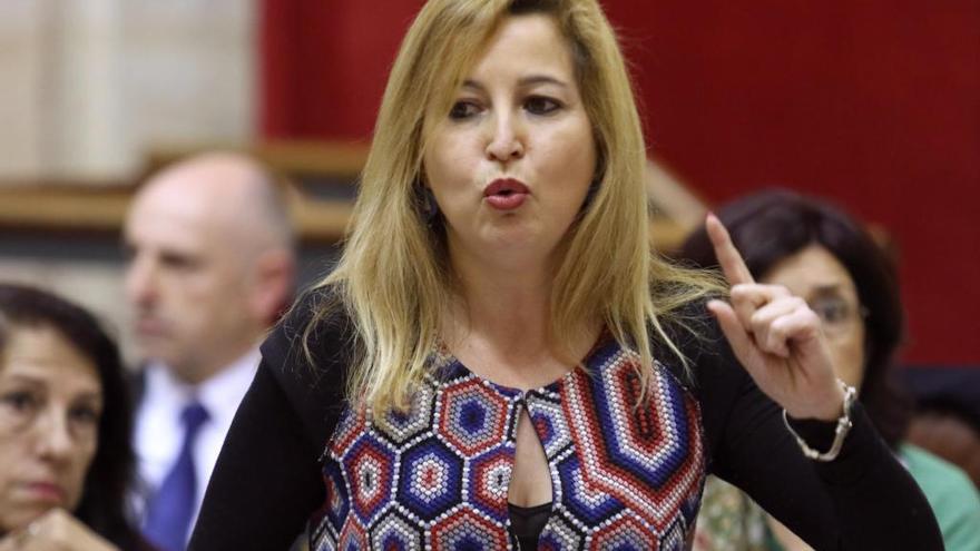 La cabeza de lista de Más País en Málaga, Carmen Lizárraga.