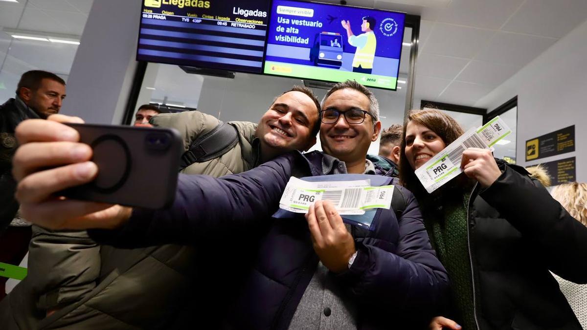 El vuelo a Praga despega del aeropuerto de Córdoba.