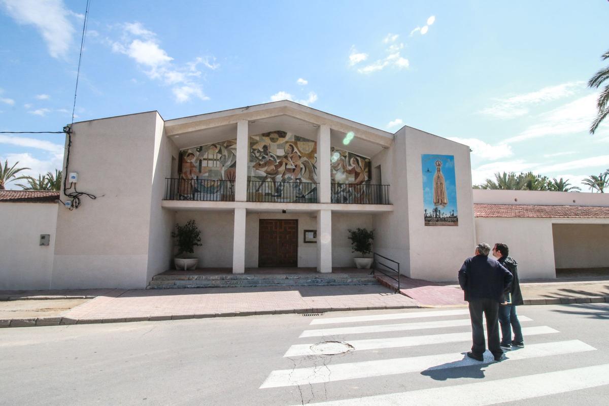 Iglesia levantada junto al resto del casco urbano en el proyecto del Instituto Nacional de Colonización en 1953, en una imagen de archivo