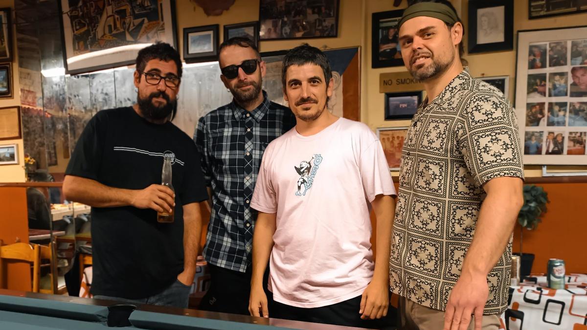 Los integrantes de Rauwpublik: Toni Fort, Toni Mejías, Panxo y Roy Carlovich.