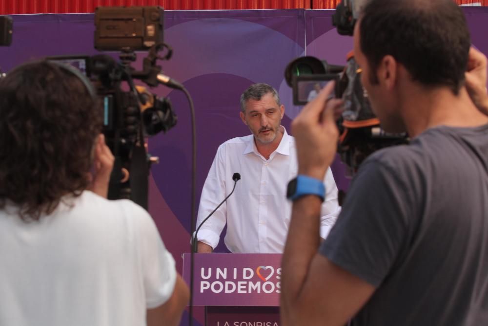 Noche electoral en podemos