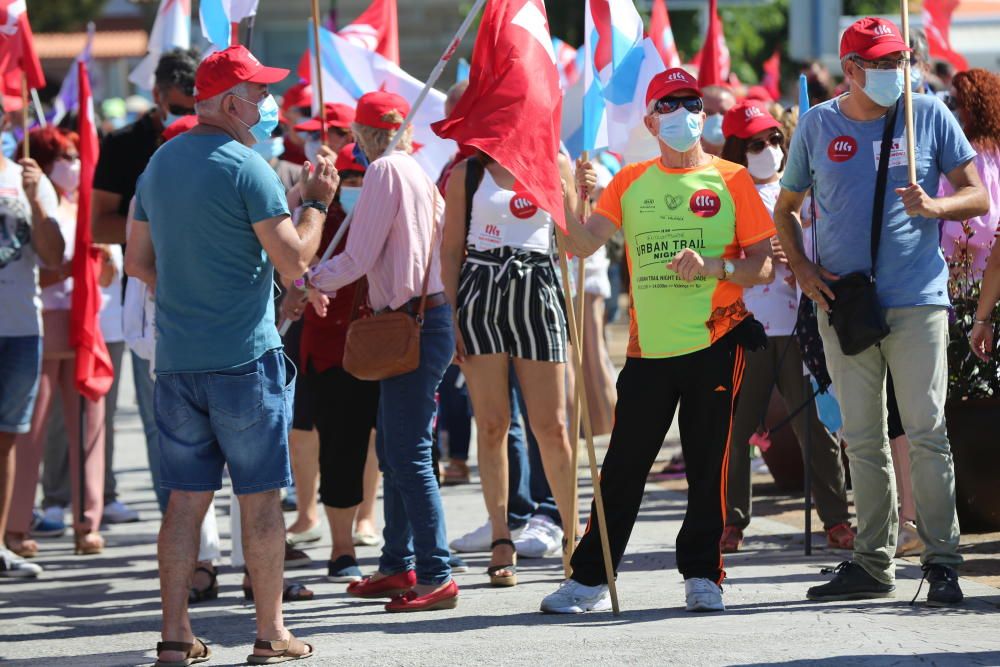 Manifestación en defensa de Thenaisie Provote.