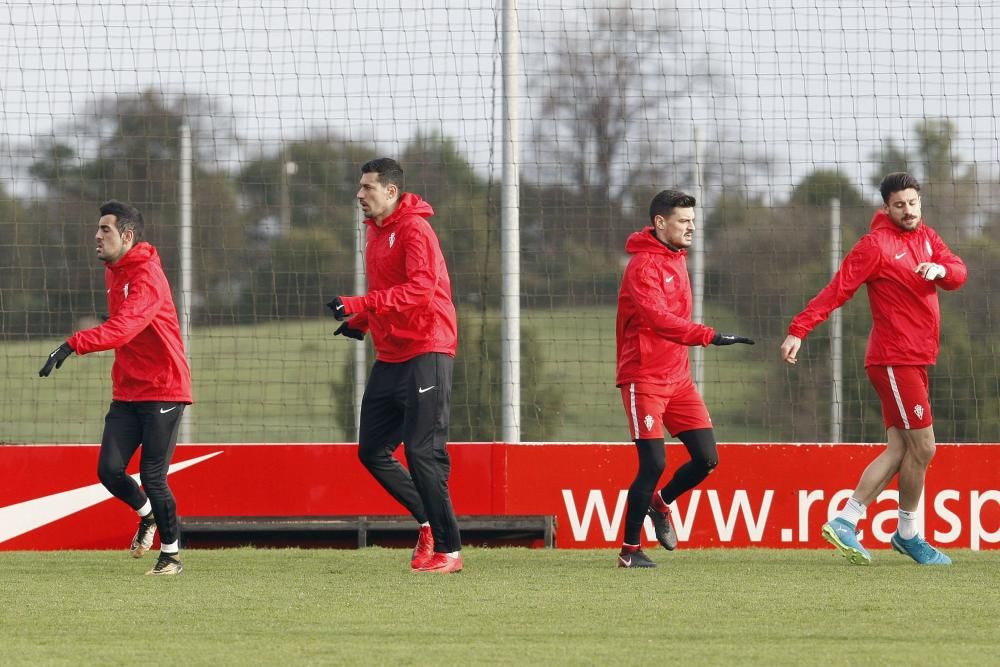 Entrenamiento del Sporting