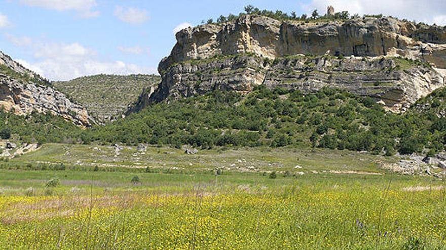 Imagen de la Sierra de Montsec, en Lleida.