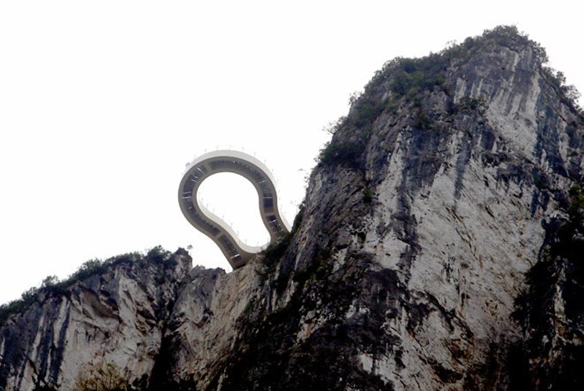 Yuanduan, el mirador de cristal más largo del mundo