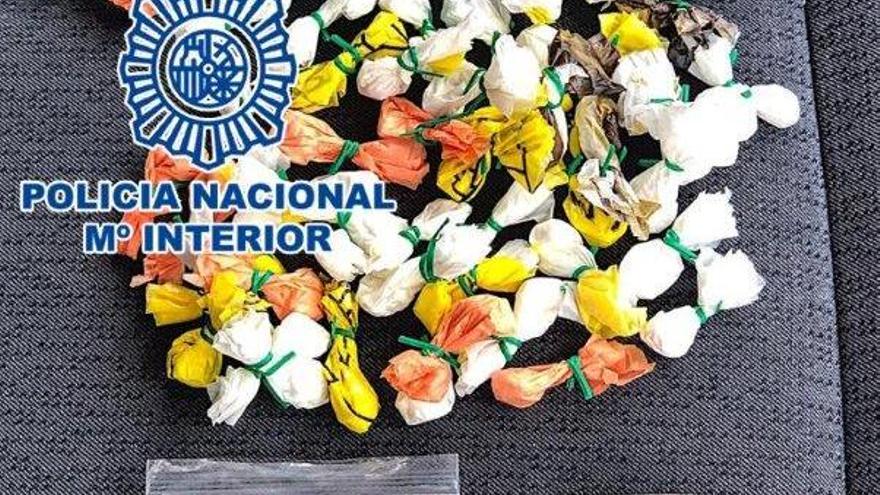 Cocaína incautada en Elche