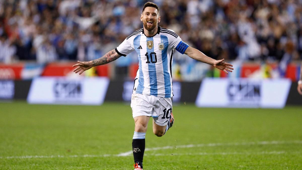 El golazo de Messi con Argentina