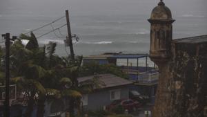 El huracán Fiona, a su paso por Puerto Rico.