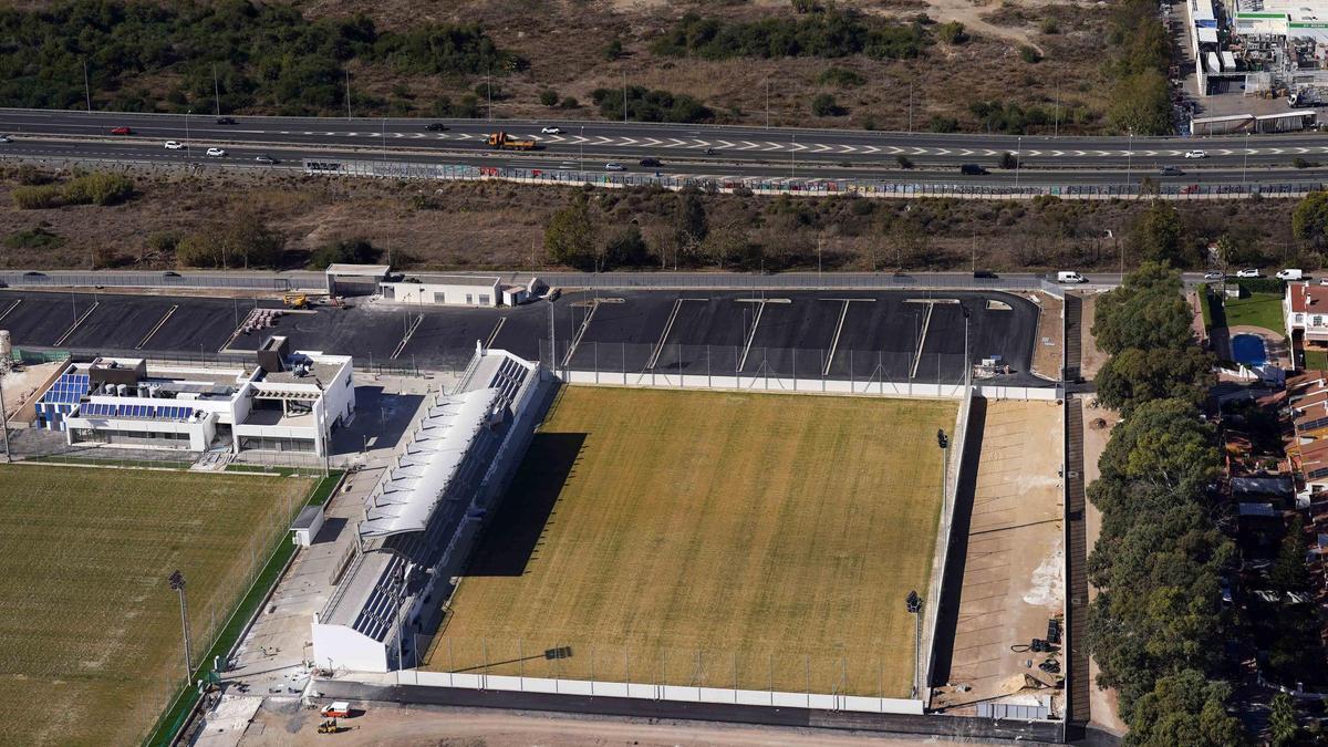 La Academia del Málaga CF, desde el aire.