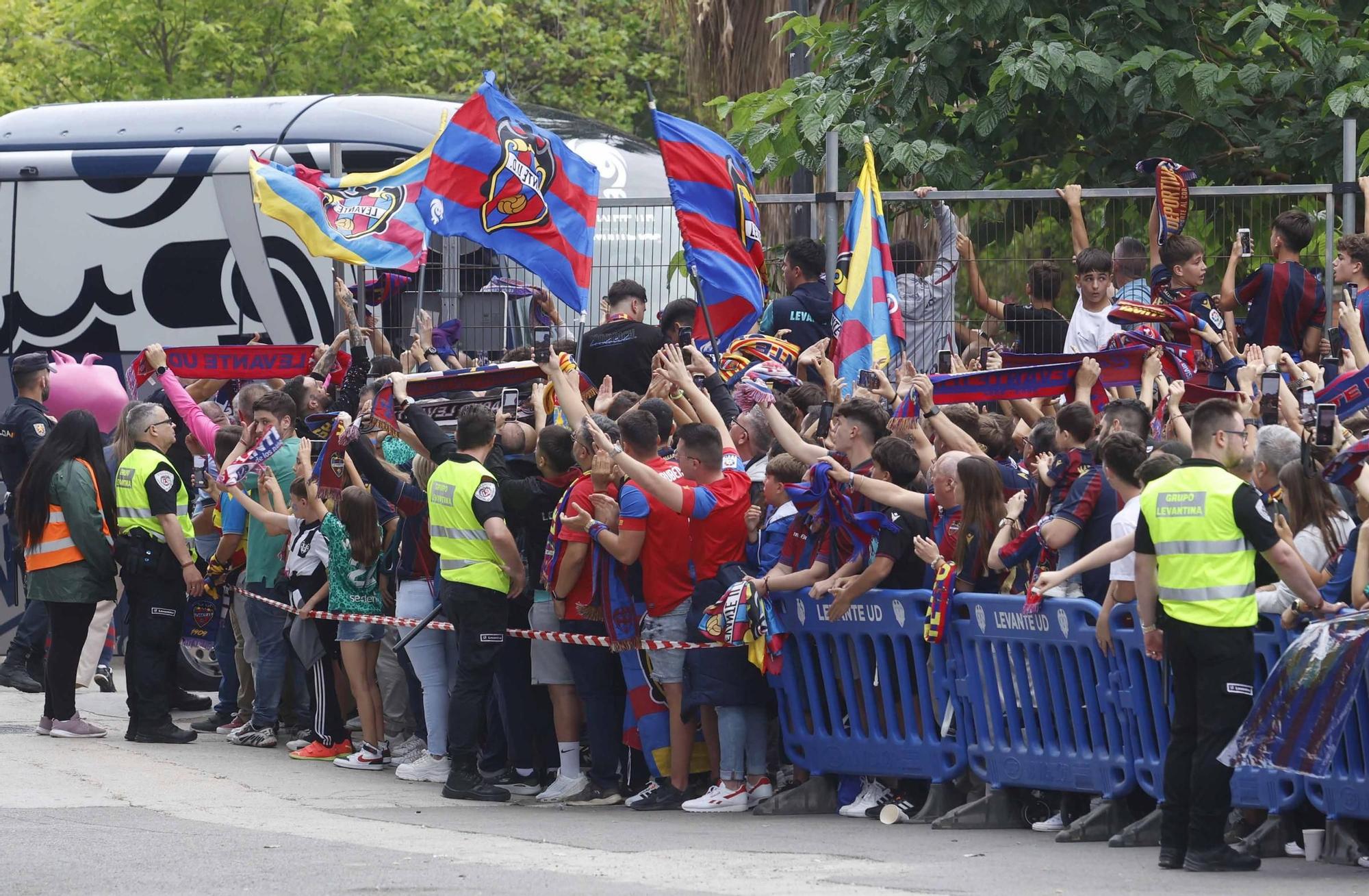 Recepción al Levante antes de enfrentarse al Albacete