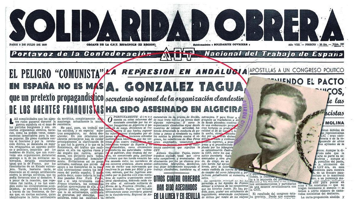 Este periódico clandestino recogió el asesinato. Parala prensa legal fue un «contrabandista abatido». / El Correo