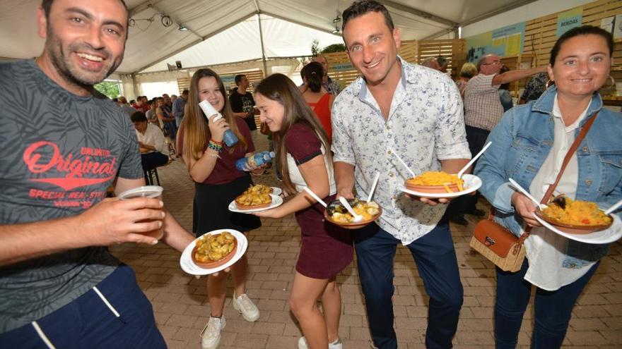 Una imagen de la carpa gastronómica de este año.