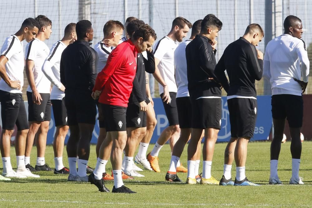 Entrenamiento del Sporting