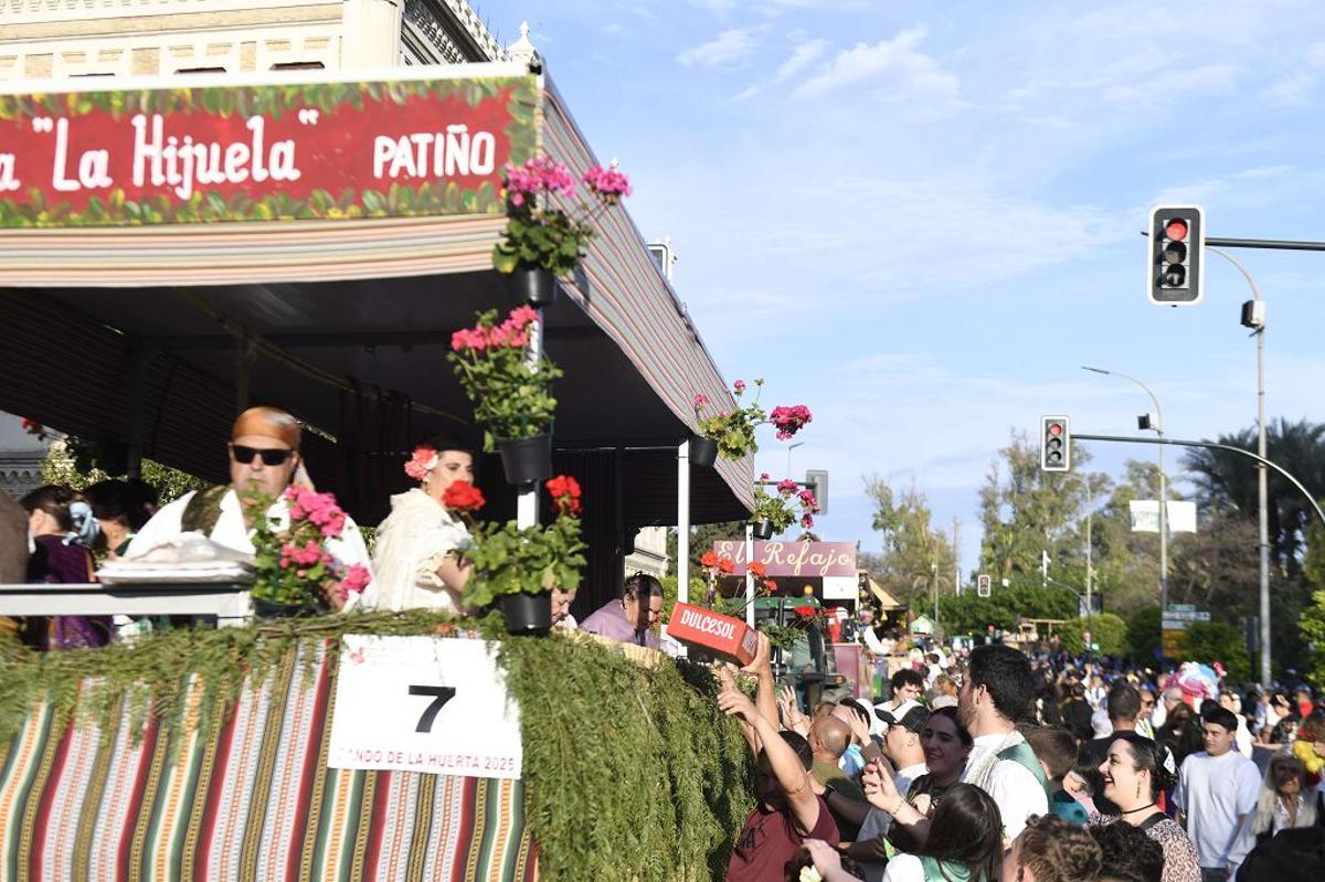 Imagen del desfile del Bando de la Huerta de Murcia 2025