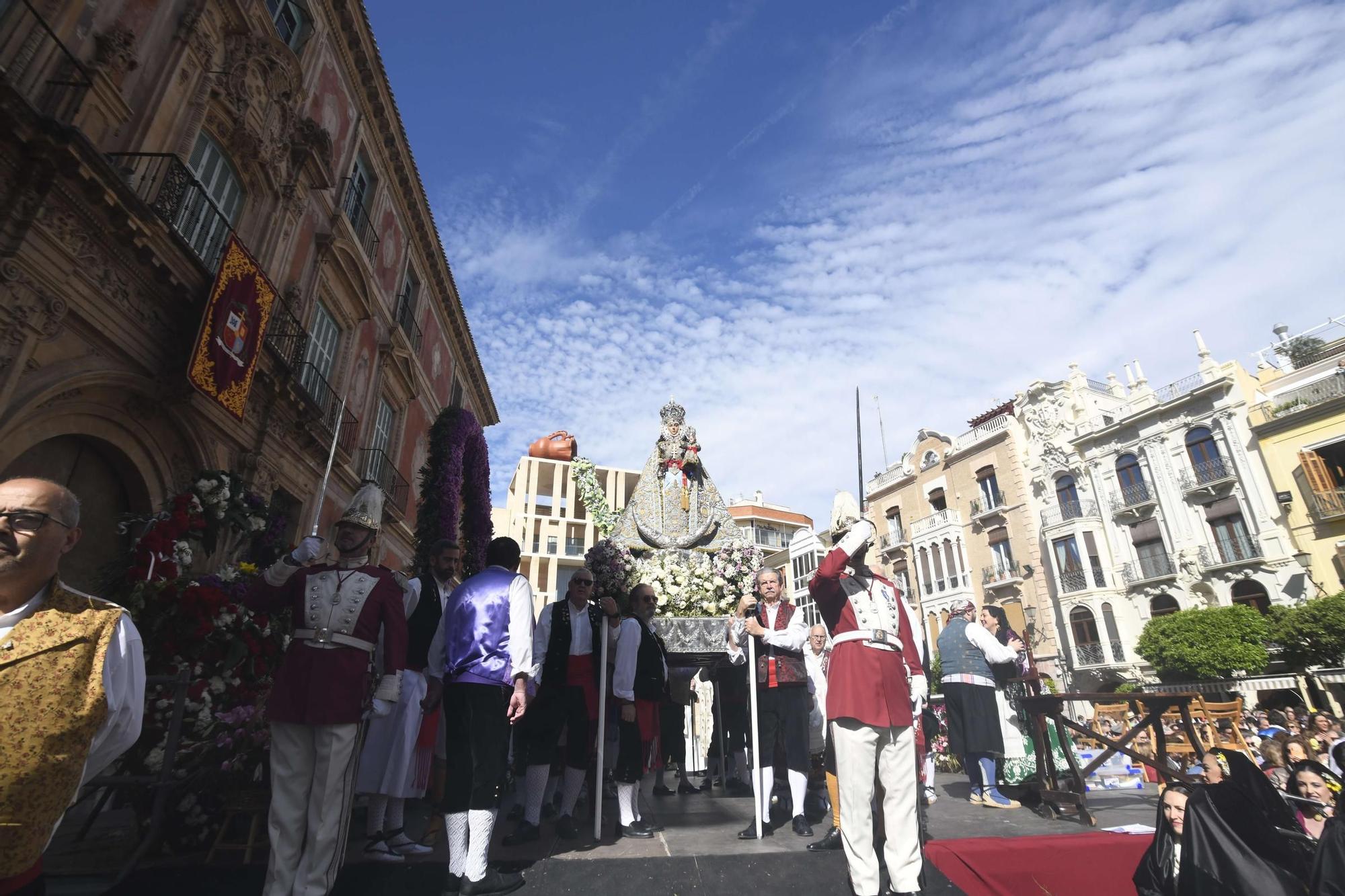 Misa huertana y procesión con la Virgen de la Fuensanta en el Bando de la Huerta