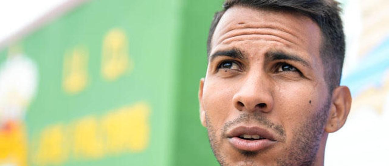 El mediapunta del barrio de La Feria de la UD Las Palmas Jonathan Viera Ramos