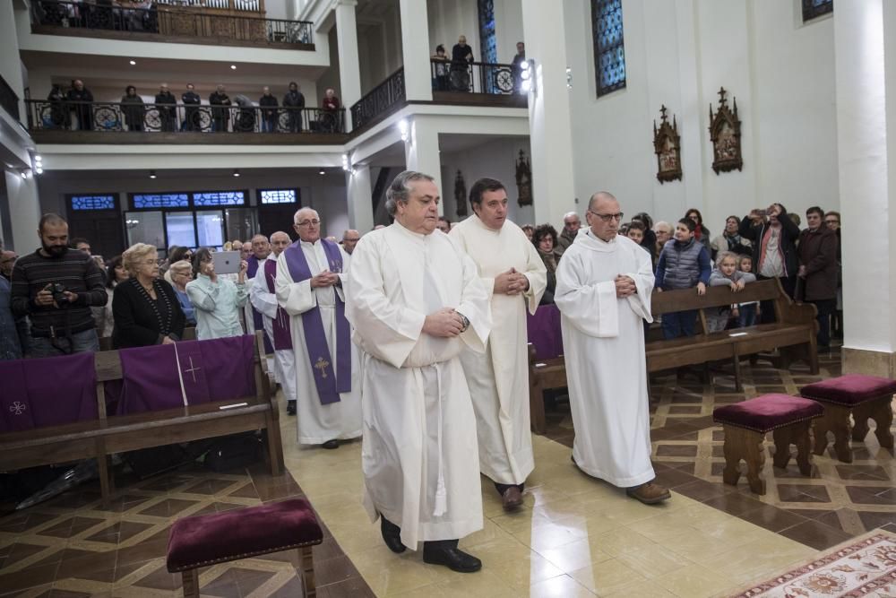 Ordenación de tres nuevos diáconos en el Seminario de Oviedo