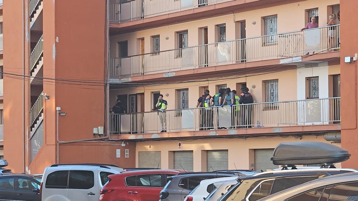Imatge de la investigació policial