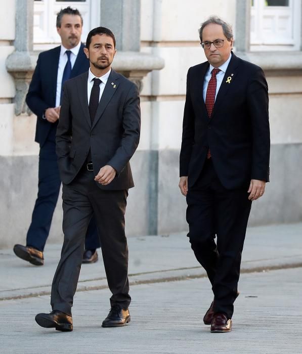 Entrada del President de la Generalitat Quim Torra