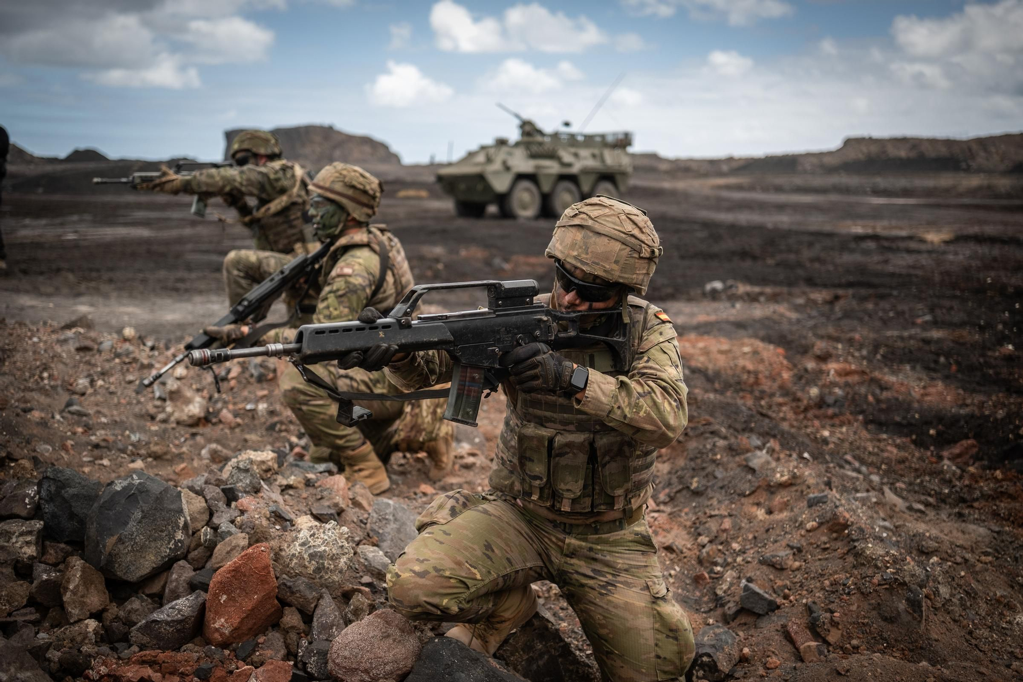 Maniobras militares en Canarias