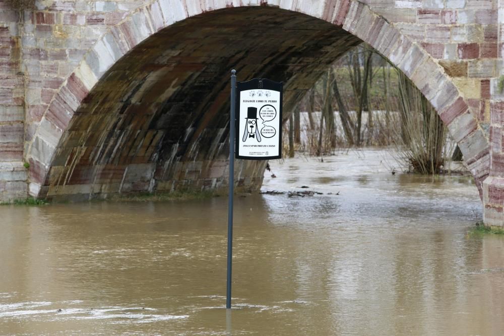 Alerta en Castilla y León por la crecida de ríos