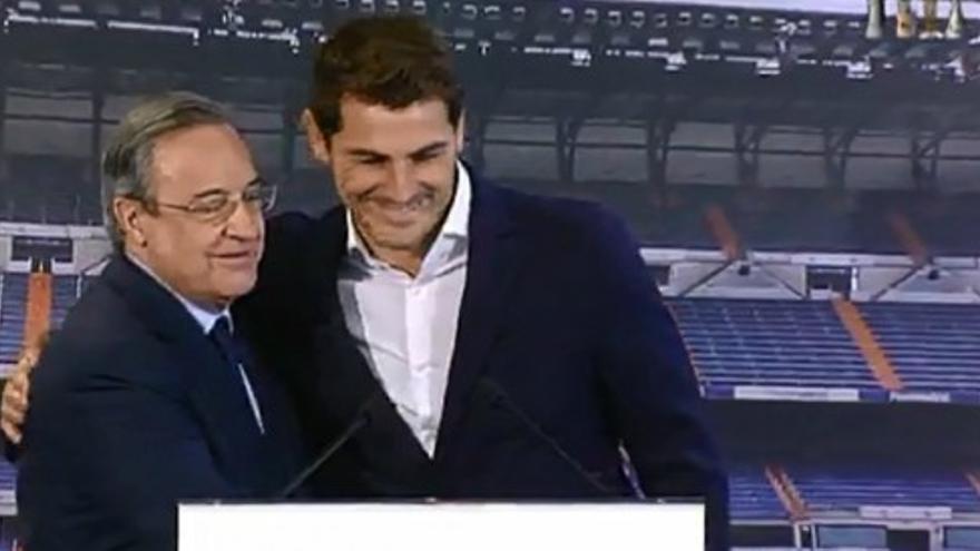 Florentino Pérez: “Iker nos deja porque ese ha sido su deseo”