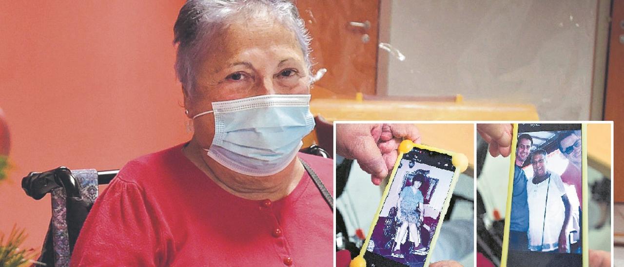 Maria del Carmen Déniz, de 72 años, la primera persona vacunada contra el covid en Gran Canaria