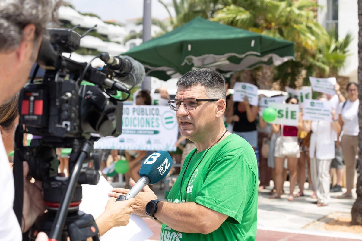 El secretario general de FSIE en Ibiza y Formentera, José Antonio Jiménez