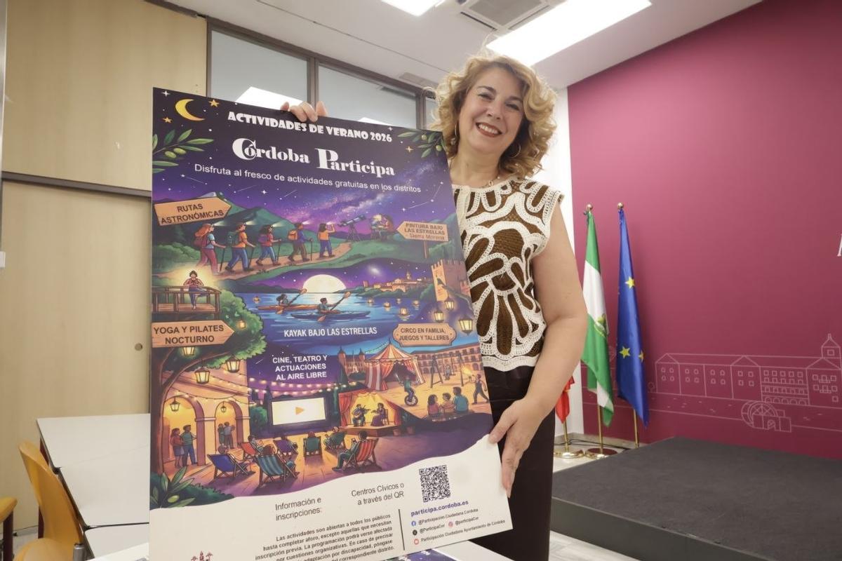 La delegada de Participación Ciudadana, Eva Contador, ha pesentado las actividades de verano.