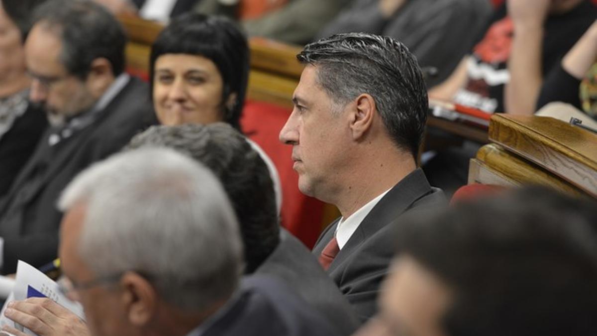 García Albiol en el pleno del Parlament