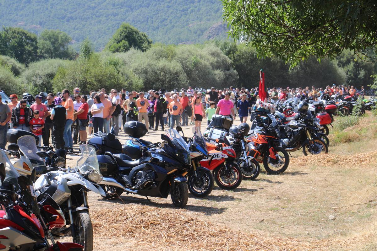 Sanabria despide la multitudinaria concentración de motos