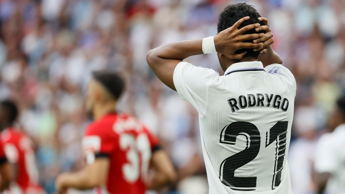 Rodrygo se lamenta contra el Athletic