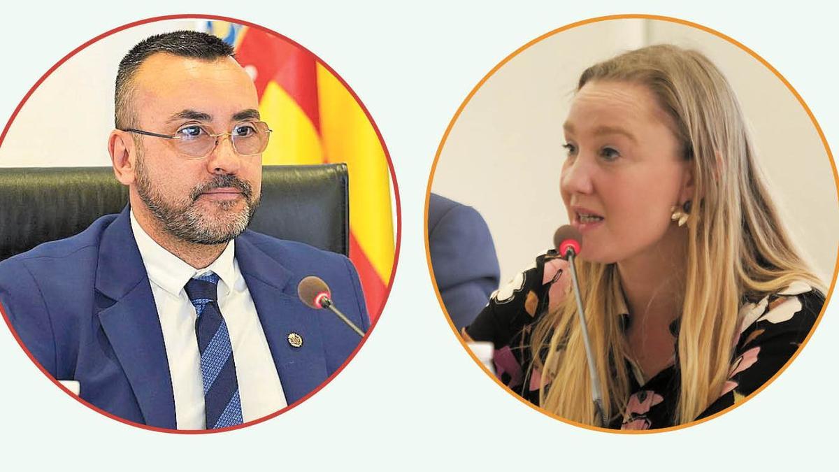 El alcalde de Vila-real, el socialista José Benlloch; y la portavoz de Compromís, Maria Fajardo, retomarán las reuniones el lunes en aras a pactar los presupuestos para el 2024.