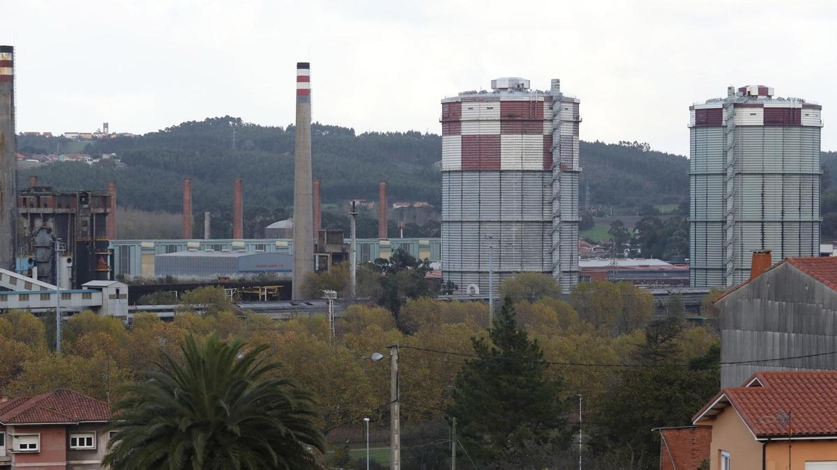 Las baterías de coque de Avilés.