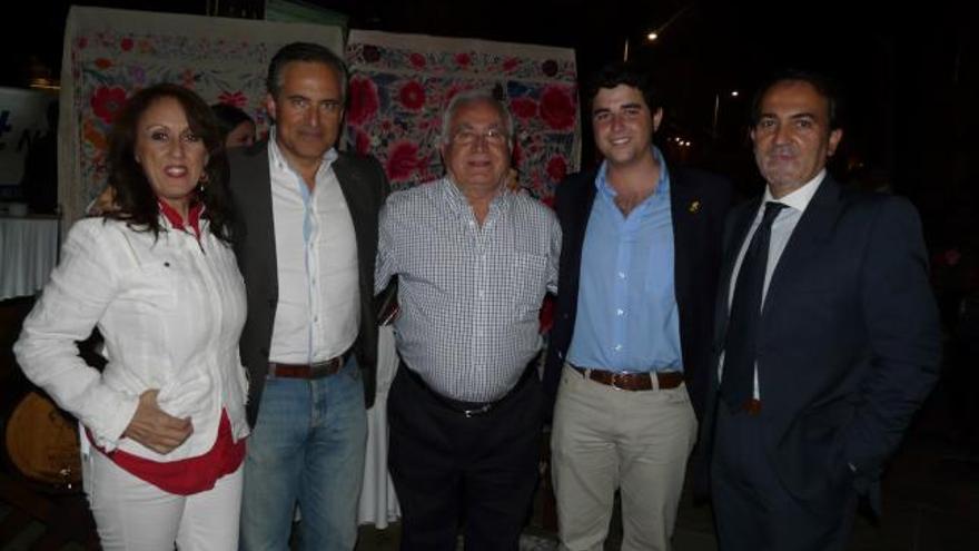 Carmen Abenza, Carlos Sedano, Antonio Navarro, Pablo Gonzalo y Carlos Jiménez