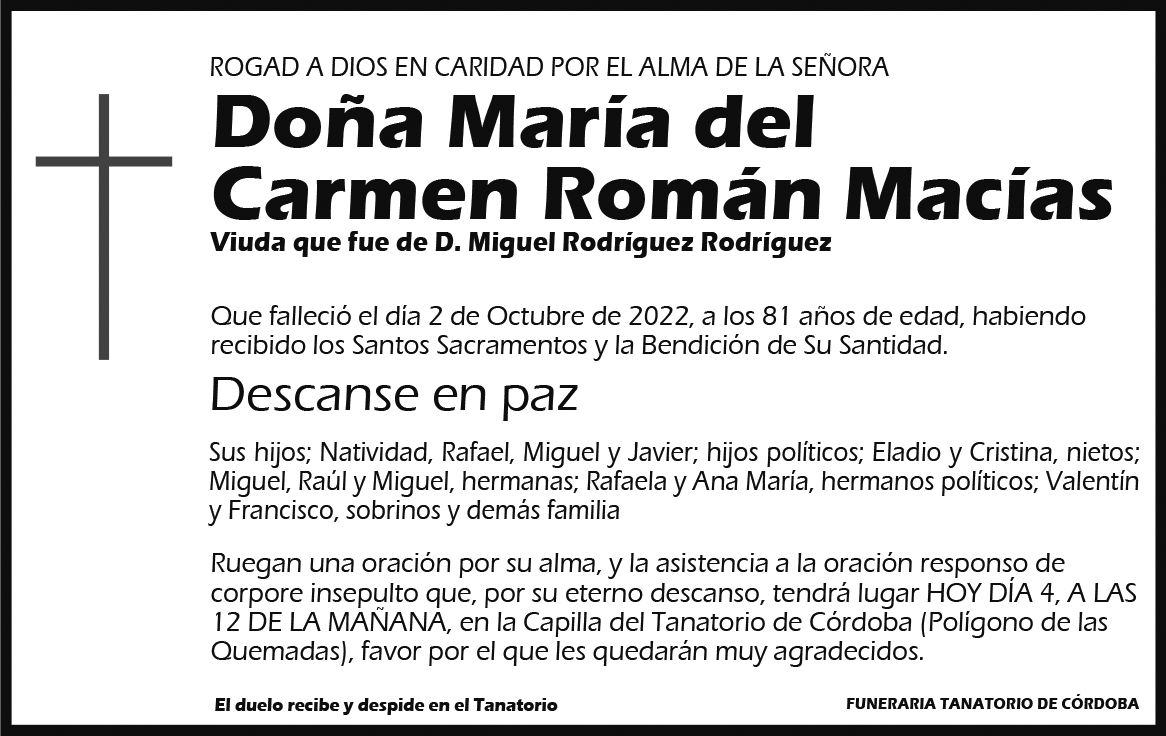 María del Carmen Román Macías