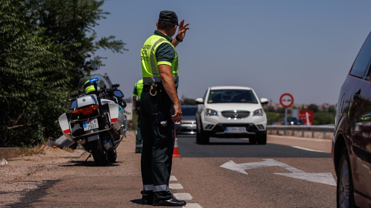 Control de la Guàrdia Civil, en una imatge d'arxiu