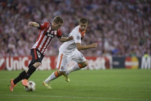 Imágenes del partido de Champions entre el Athletic y el Shakhtar en San Mamés.