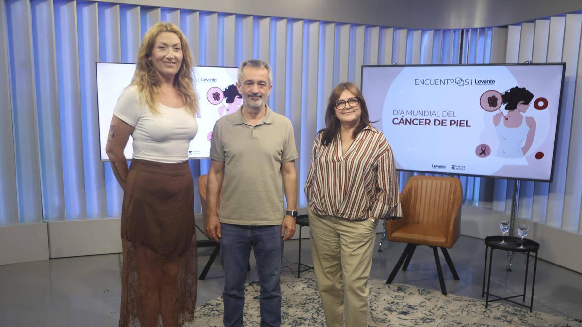 Bea Carrascosa, Eduardo Nagora y Cristina Redondo.