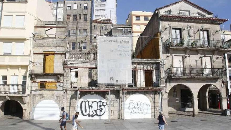 Edificios en donde se instalará la sede universitaria. // Alba Villar