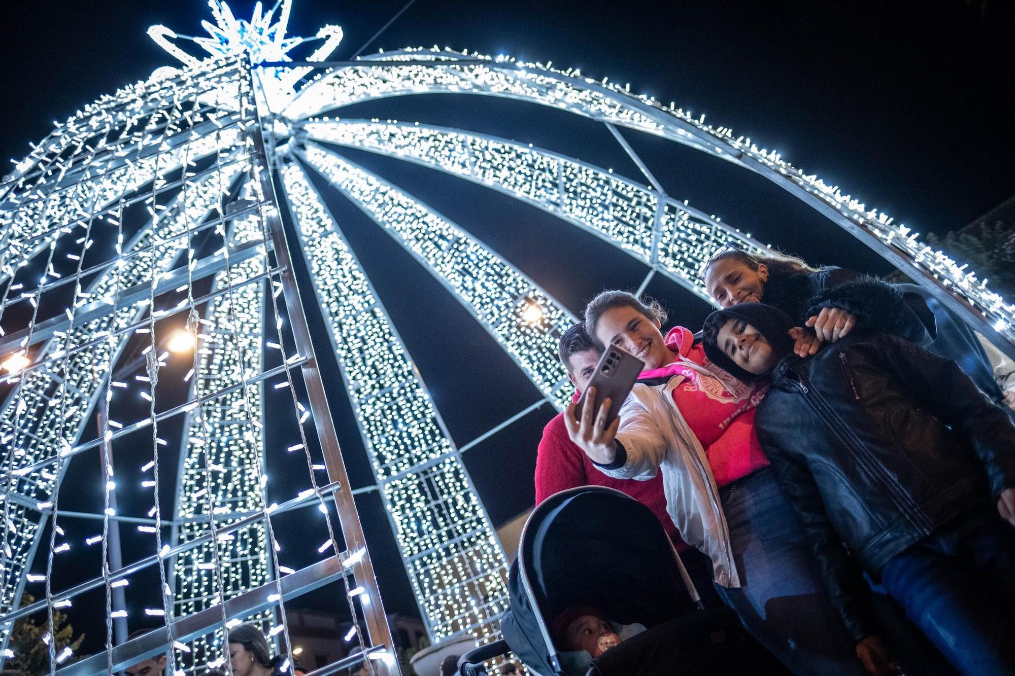 El encendido de las luces de Navidad de La Laguna, en imágenes