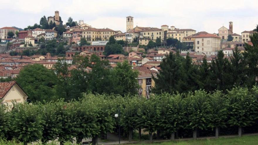 Vista general de Castelnuovo Don Bosco, situat al Piemont