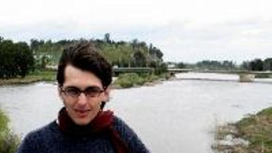 Miguel Muñoz ESTUDIANTE DE LA UEX PREMIADO POR JOCA: &quot;Una zona de baño en el río favorecería el turismo&quot;