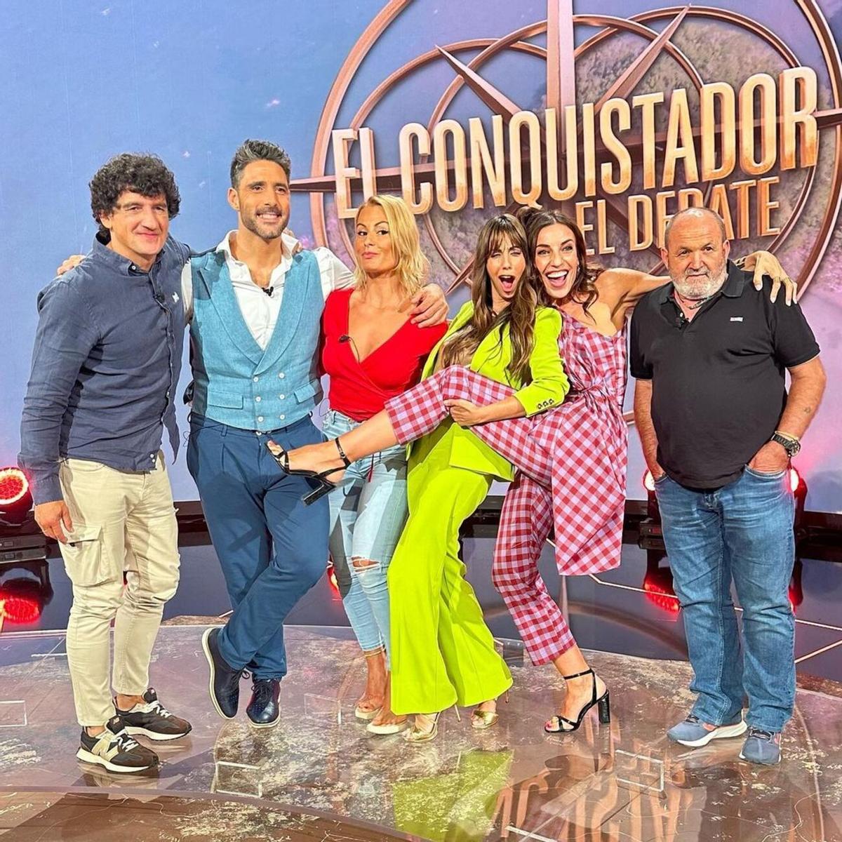 El elenco de lujo del debate de 'El Conquistador': Jero García, Jaime Nava, Lydia Valentín, Almudena Cid, Eli Pinedo y Juanito Oiarzabal