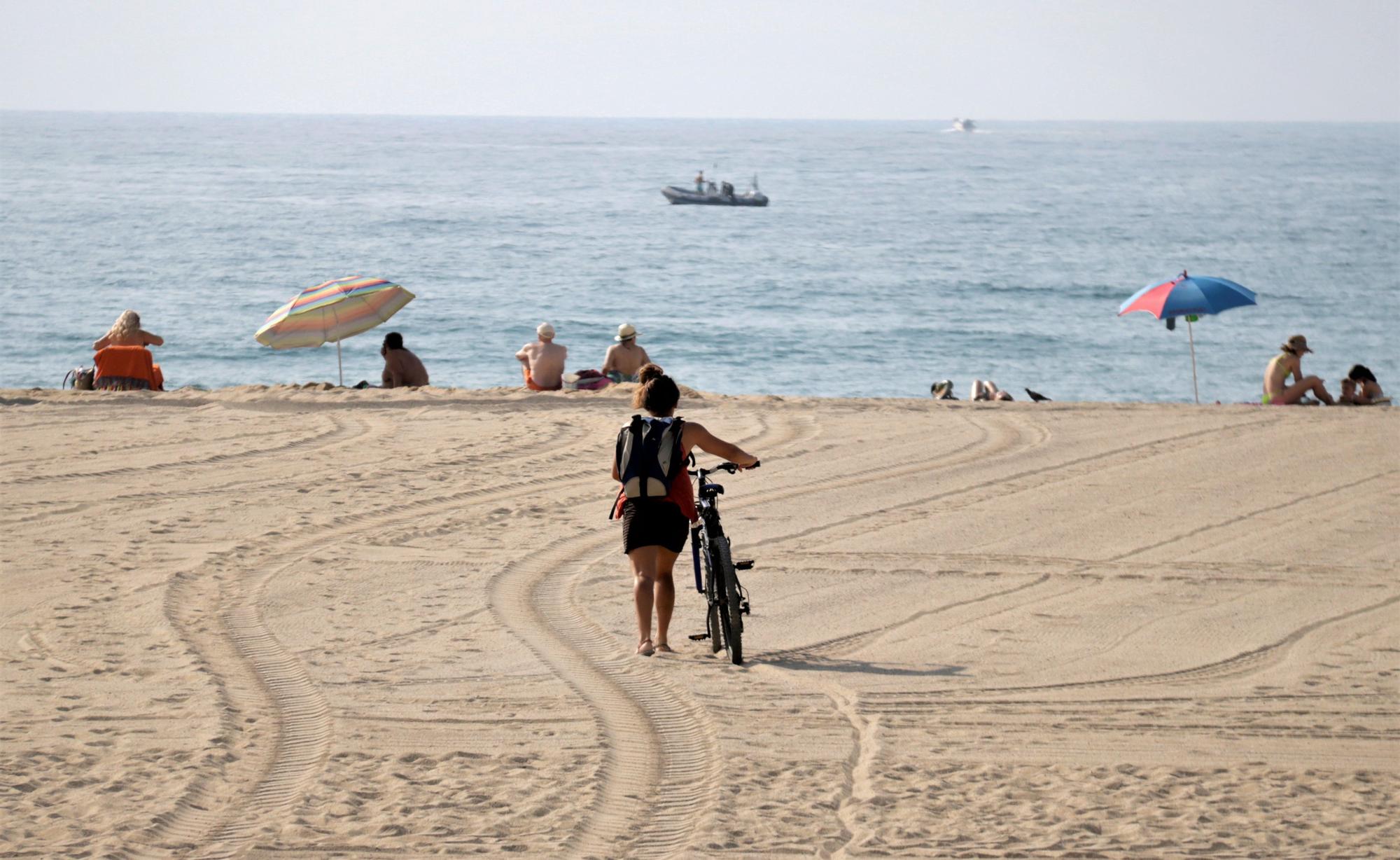 La playa de Mataró.