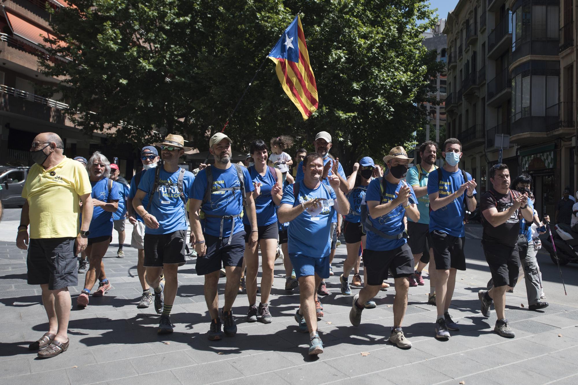 Pere Aragonès visita Manresa i rep a Jordi Turull